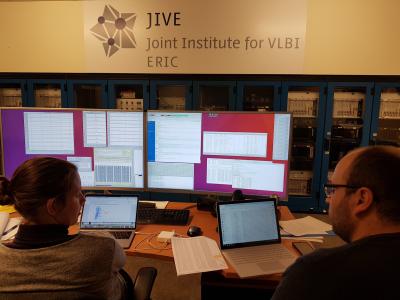 Users analyzing EVN data