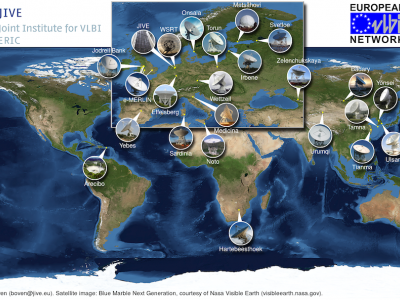 EVN world map